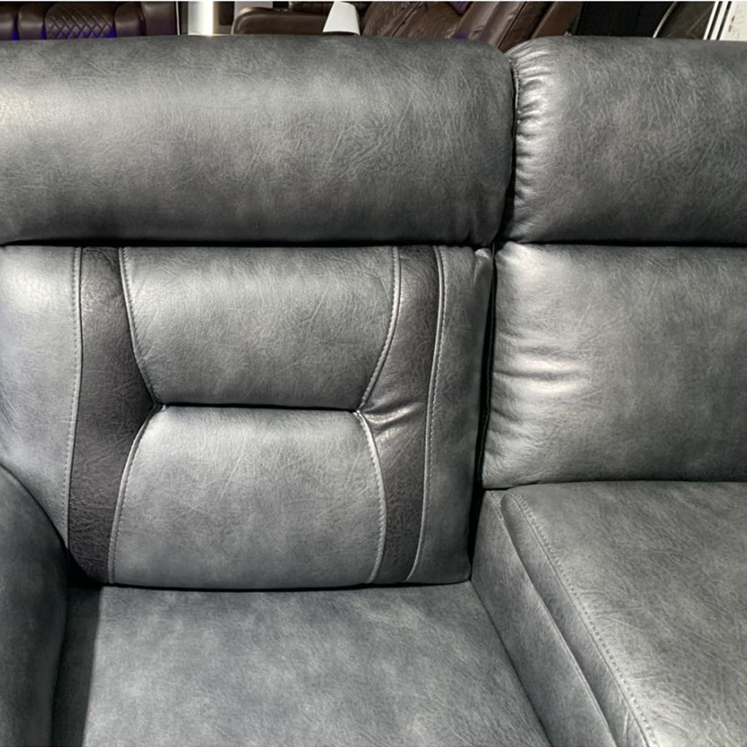 Nova Electric Recliner Real Leather Sofa 3+2 Seater