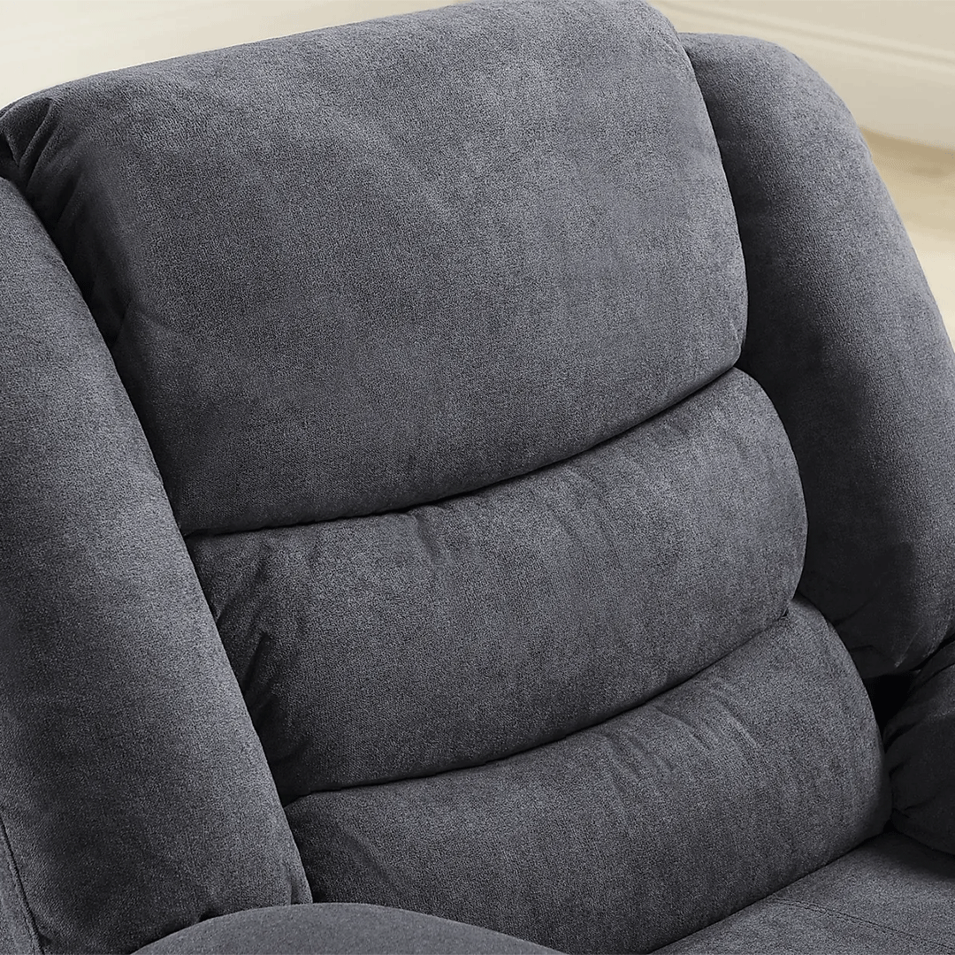 Sorrento Fabric Recliner Sofa Arm Chair Grey