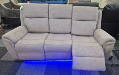 Florence Fabric Electric Recliner Sofa 3 Seater - Envogue Furniture uk