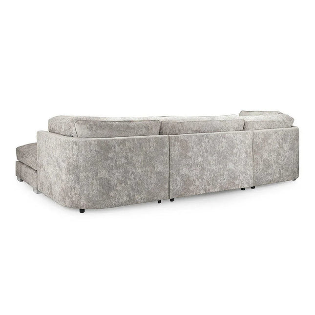 Bishop U-Shaped Sofa Truffle Luxe Chenille