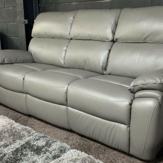 Valencia Entertainment Leather Recliner Sofa 3 Seater - Envogue Furniture uk