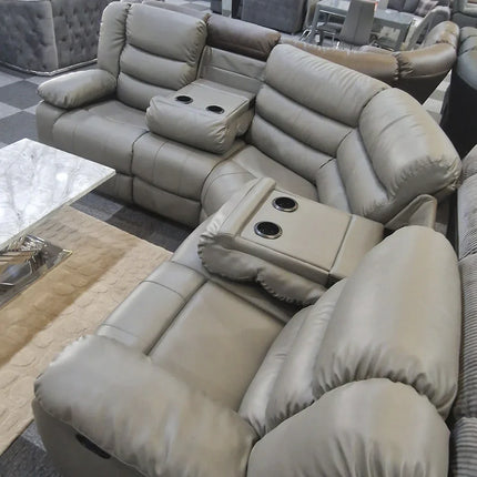 Sorrentino Recliner Corner Sofa Aire Leather