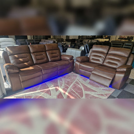 Hafsa Music Leather Electric Recliners 3+2 Seater Sofa