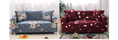 Printed Covers For Sofas 4 , 3 , 2 , Seater  - Easy To Wash