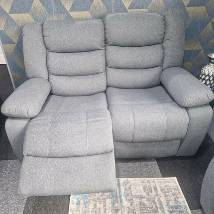 Roma Fabric Recliner Sofa 3+2 Seater Grey