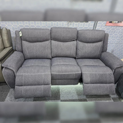 Prada Music Electric Recliners. Grey 3 + 2 Sofa Set , USB, LED, Bluetooth
