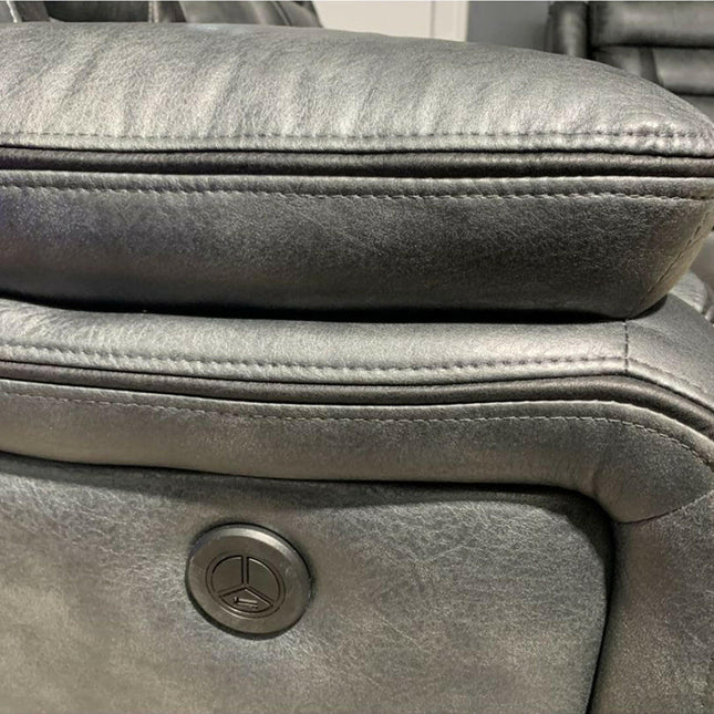 Nova Electric Recliner Real Leather Sofa 3+2 Seater - Envogue Furniture