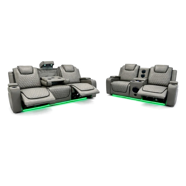 Leather Electric Recliner Sofa 2 And 3 Seater
