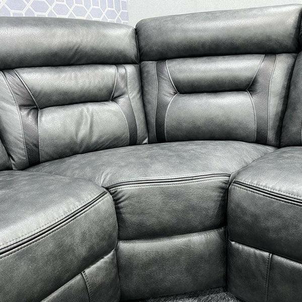 Nova Electric Recliner Leather Corner Sofa