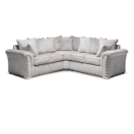 Harrison Corner Sofa Cream - Envogue Furniture uk