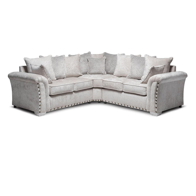 Harrison Corner Sofa Cream - Envogue Furniture uk