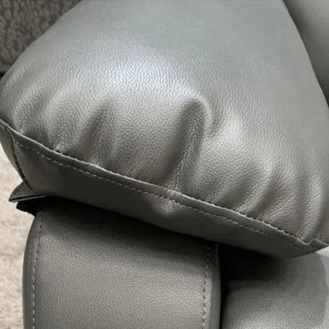 Roma Recliner 2 Seater Sofa Grey Faux Leather