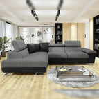 Grey-Black / Left Hand Facing Corner