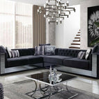 Black / Plush Velvet / Modern