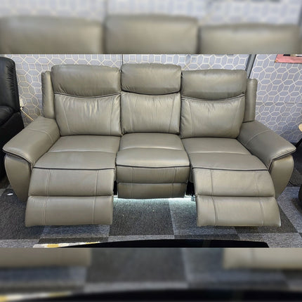 Parada Leather Electric Recliner Sofa 3+2 Seater-Bluetooth/USB/C-Type/Led/Cooling-Heating Cup Holders