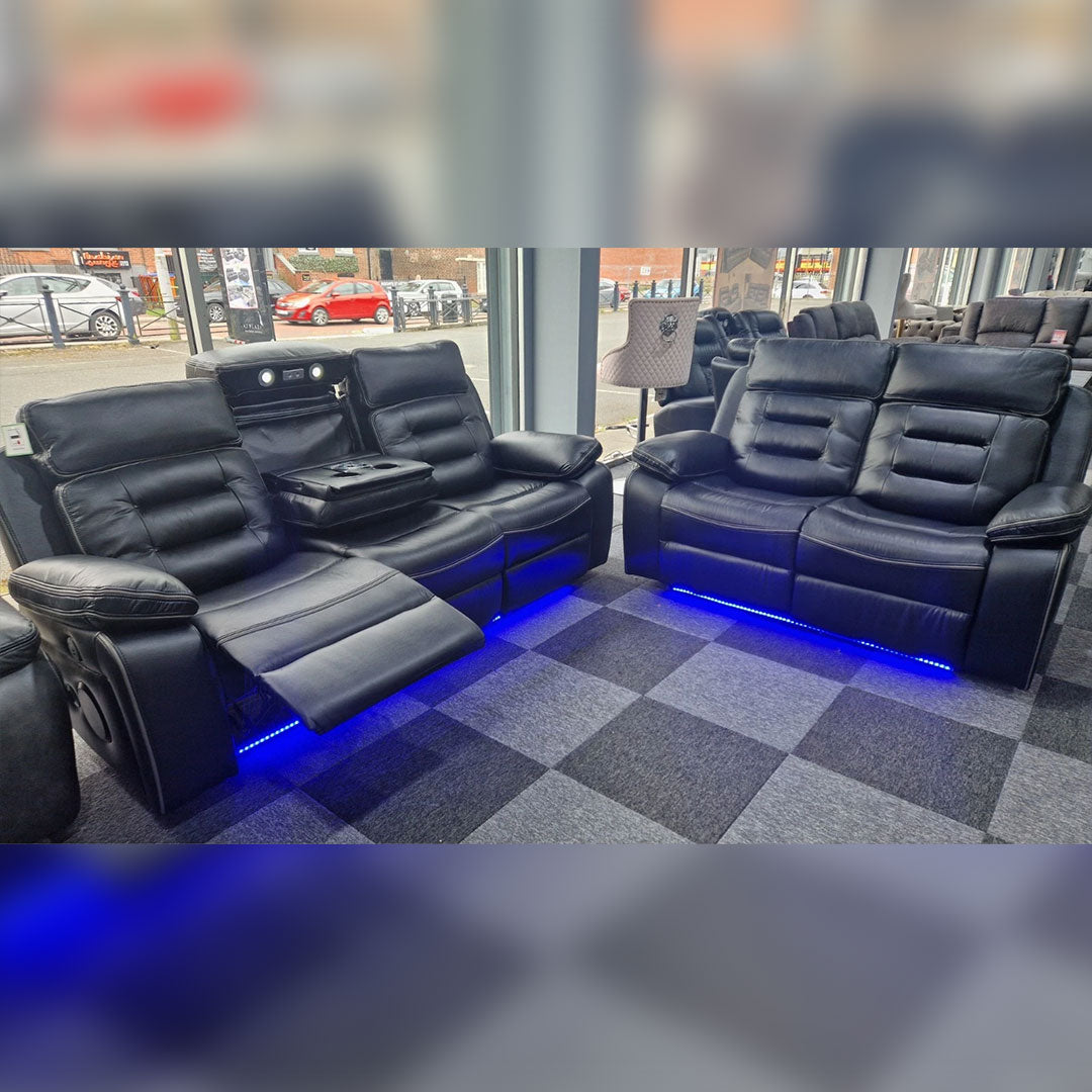 Hafsa Music Leather Electric Recliners 3+2 Seater Sofa