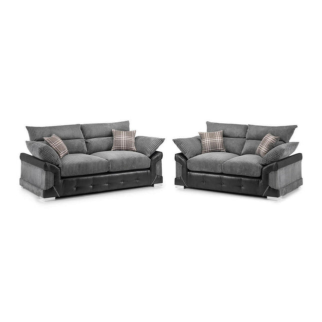 Logan Sofa 3+2 Seater - Jumbo Cord Fabric Sofa - Envogue Furniture
