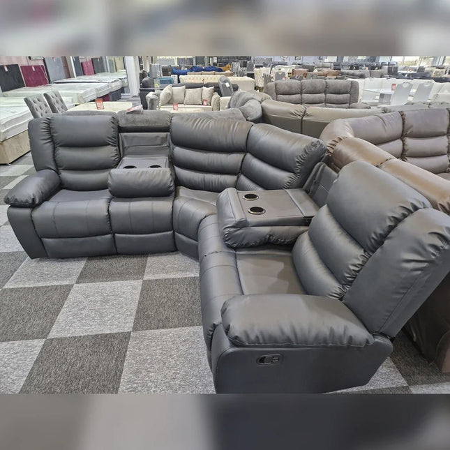Sorrentino Recliner Corner Sofa Aire Leather