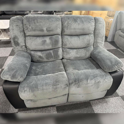 Rio Recliner 3+2 Sofa Set Grey Cord
