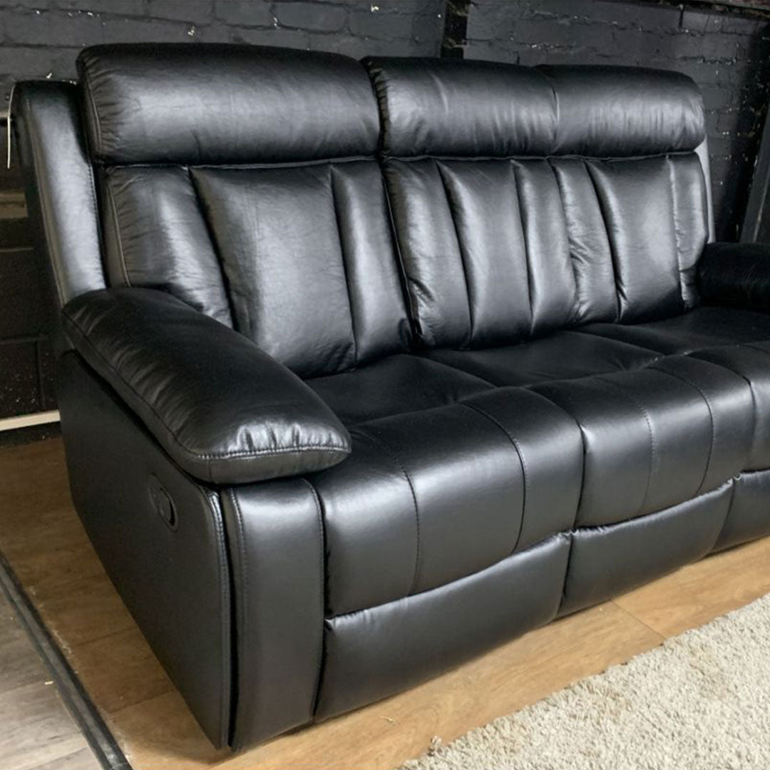 Vancouver Leather Recliner Sofa 3+2 Seater - Envogue Furniture