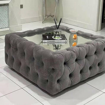 Chesterfield Footstool - Envogue Furniture uk