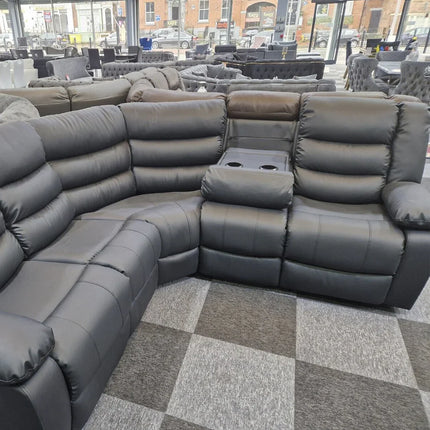 Sorrentino Recliner Corner Sofa Aire Leather