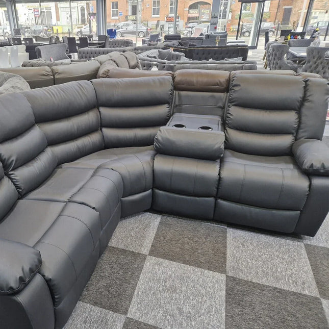 Sorrentino Recliner Corner Sofa Aire Leather