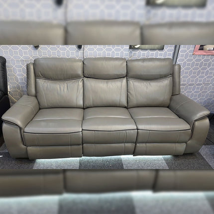 Parada Leather Electric Recliner Sofa 3+2 Seater-Bluetooth/USB/C-Type/Led/Cooling-Heating Cup Holders