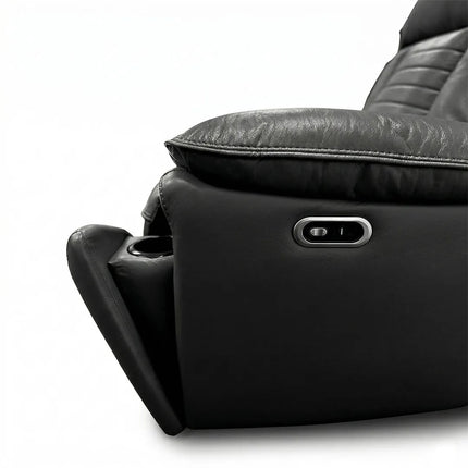 Sevilla 3+2 Leather Electric Recliner Sofa USB Type-C ...

