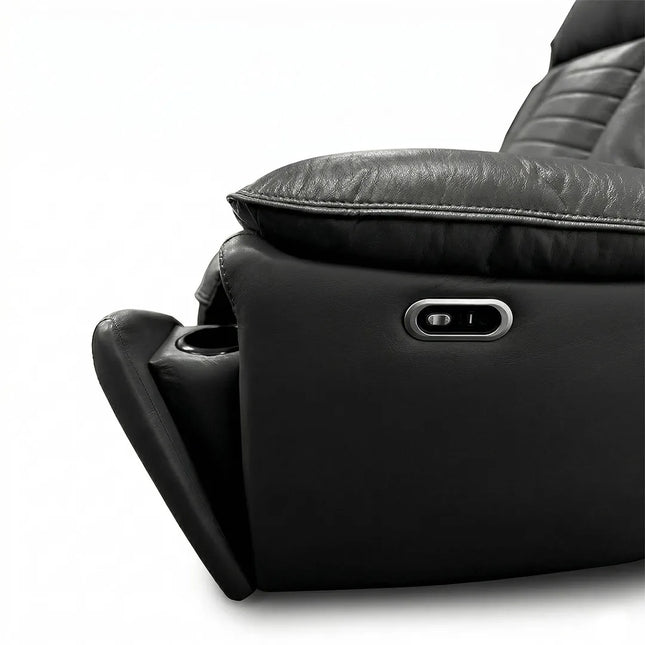 Sevilla 3+2 Leather Electric Recliner Sofa USB Type-C ...
