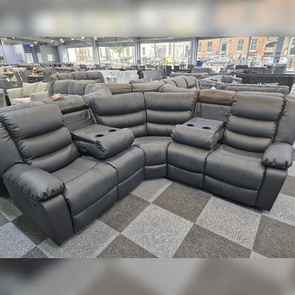 Sorrentino Recliner Corner Sofa Aire Leather