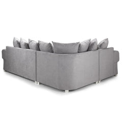Verona Scatterback 4 seater sofa Grey Right and Left Hand Facing Corner