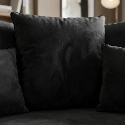 Olympia Plush Velvet Range Corner Sofa set