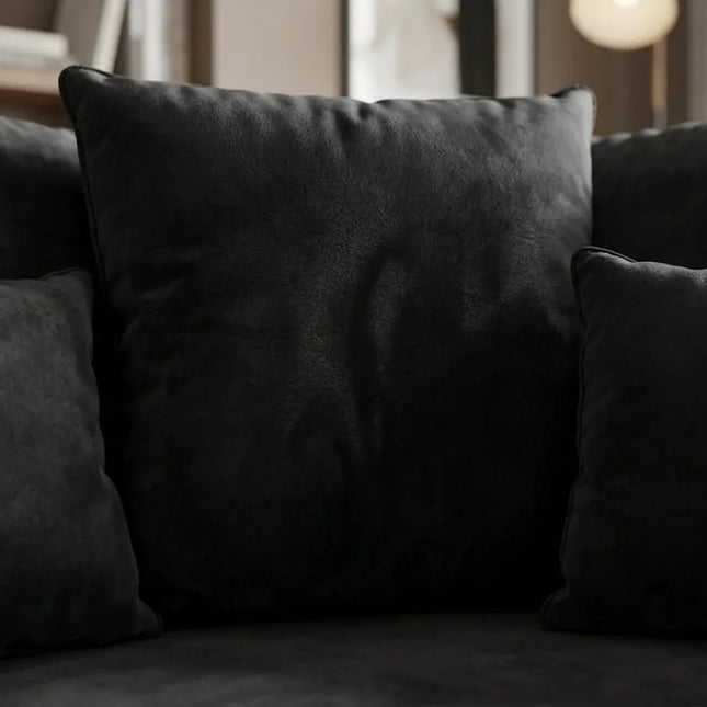 Olympia Plush Velvet Range Corner Sofa set