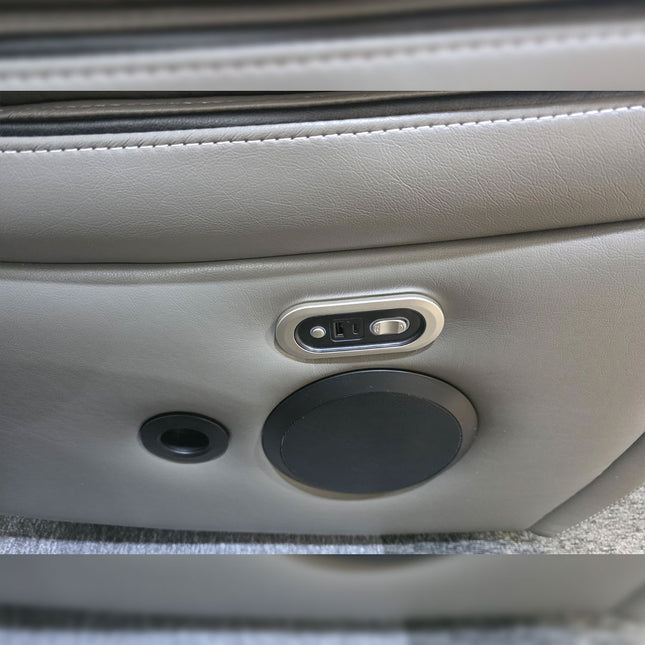 Parada Leather Electric Recliner Sofa 3+2 Seater-Bluetooth/USB/C-Type/Led/Cooling-Heating Cup Holders