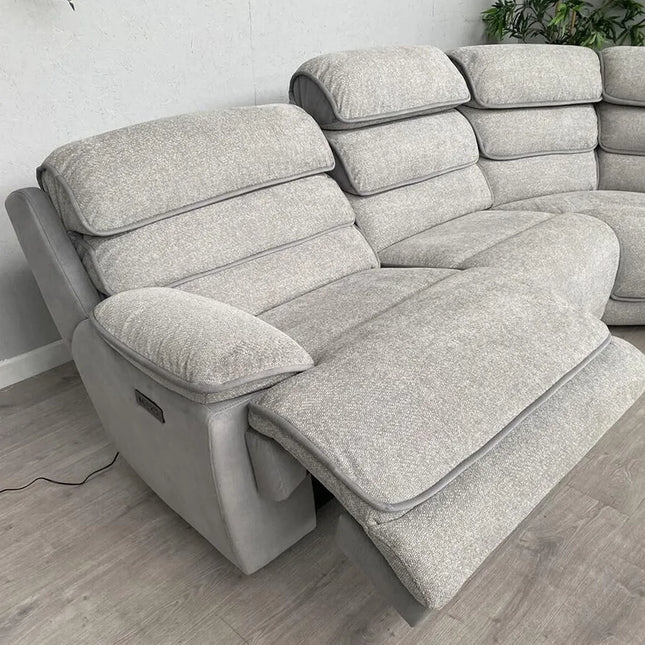 Lakelyn Express Corner Sofa Fabric Electric Recliner
