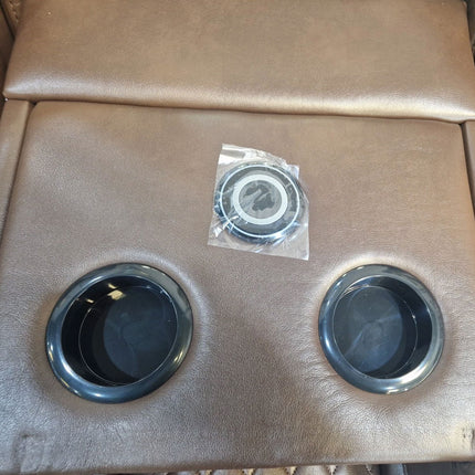 Orlando Electric Recliners 3+2 Seater Leather Sofa (Brown, Moche) /LED LIGHTS/WIRELESS CHARGER