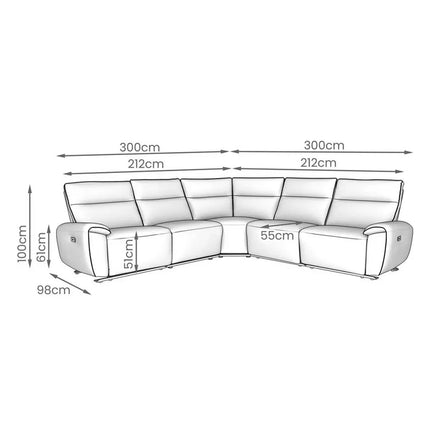 Aussie Express Fabric Recliner