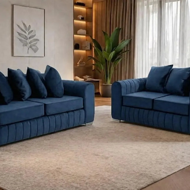 Lily 3+2 Seater Sofa Set – Modern Plush Living Room Suite