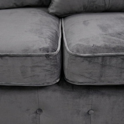 Olympia Plush Velvet 3+2 Sofa set