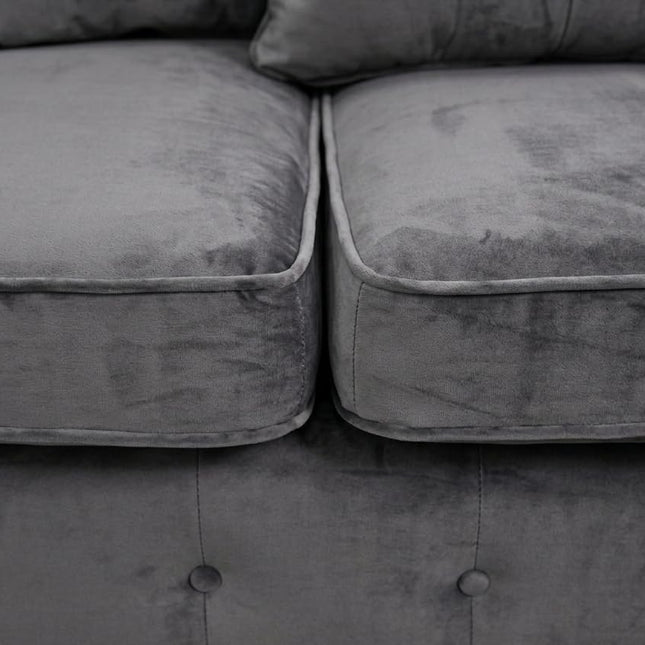Olympia Plush Velvet 3+2 Sofa set