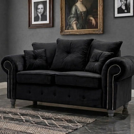 Olympia Plush Velvet 3+2 Sofa set