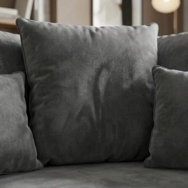 Olympia Plush Velvet Range Corner Sofa set