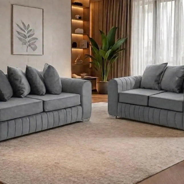 Lily 3+2 Seater Sofa Set – Modern Plush Living Room Suite