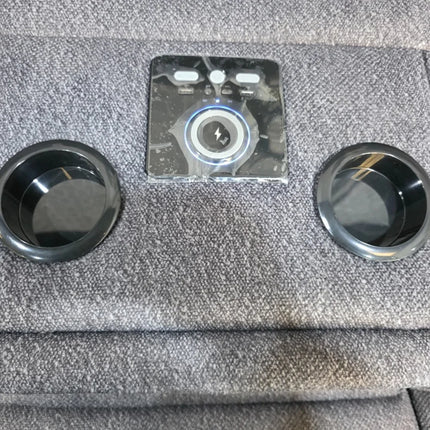 Prada Music Electric Recliners. Grey 3 + 2 Sofa Set , USB, LED, Bluetooth