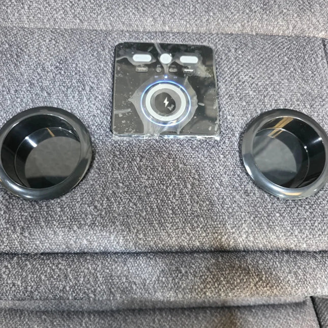 Prada Music Electric Recliners. Grey 3 + 2 Sofa Set , USB, LED, Bluetooth