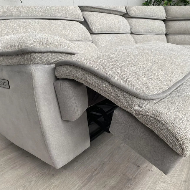 Lakelyn Express Corner Sofa Fabric Electric Recliner
