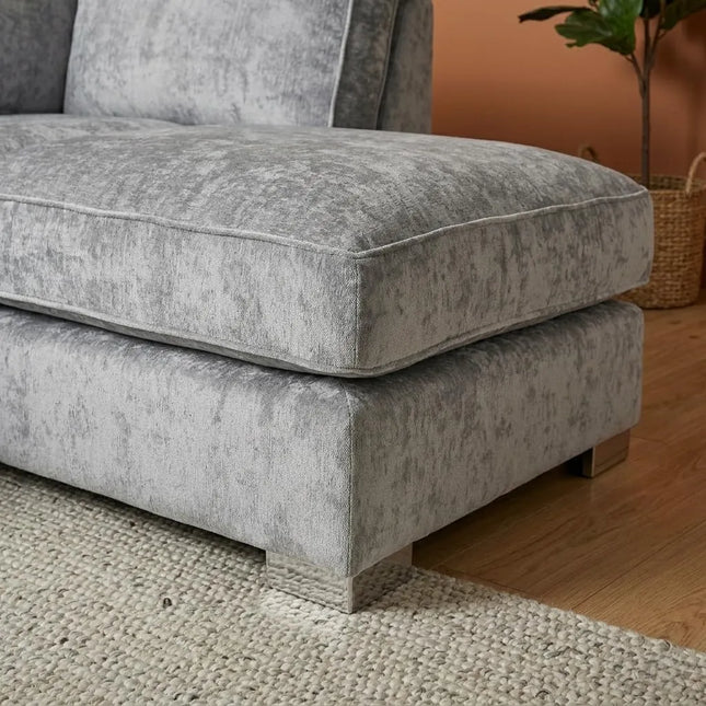 U-Shape High Back Corner Sofa Bishop Luxe Chenille