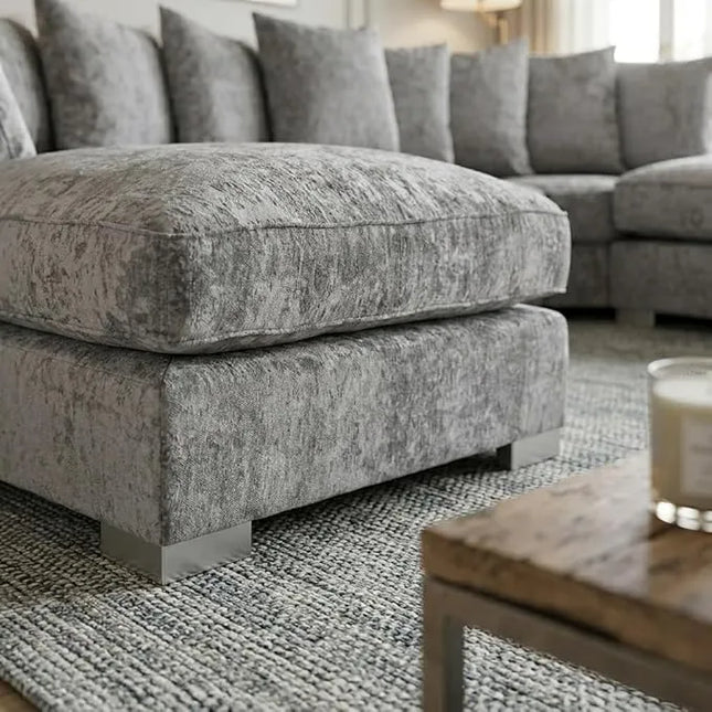 Bishop U Shape Scatter back Corner Sofa Set In Truffle Or ...
