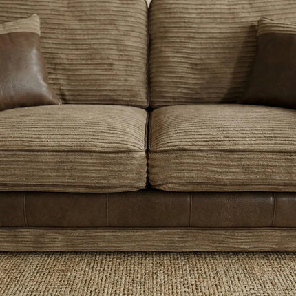 Tango Fabric Sofa Set 3+2 Brown